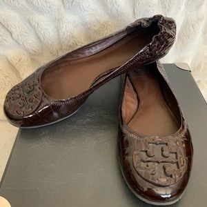 Tory Burch Burgundy Flats!